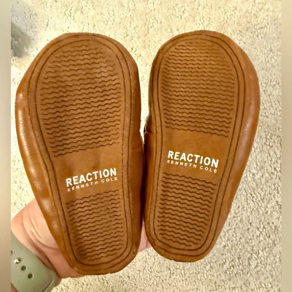 Kenneth Cole Reaction Kids Brown Moccasins